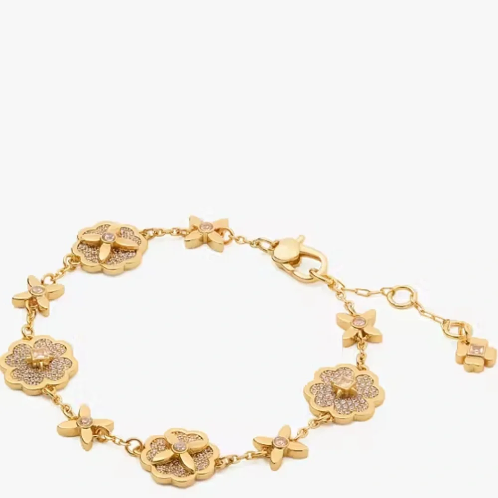 $168 Kate Spade Heritage Bloom Line Bracelet - Picture 5 of 7